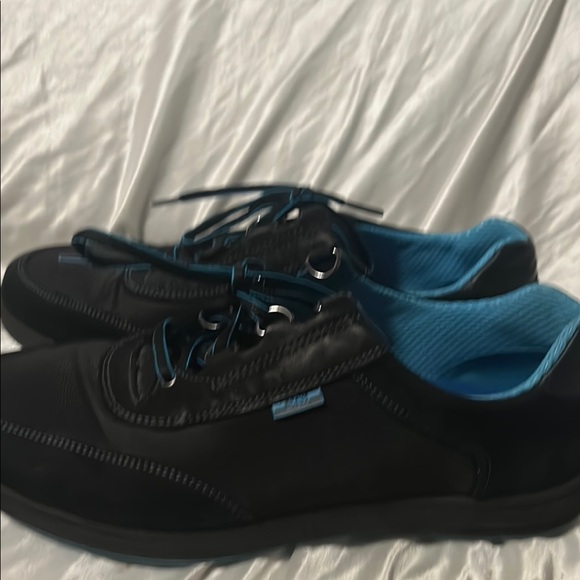 SAS Black and Blue Athletic Shoes Sporty Comfort - Picture 4 of 4